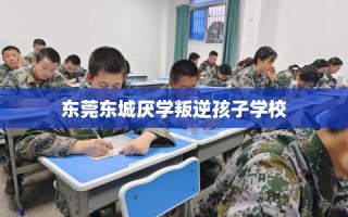 东莞东城厌学叛逆孩子学校