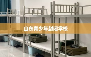 山东青少年封闭学校