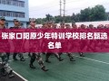 张家口阳原少年特训学校排名甄选名单