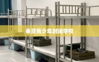 奉贤青少年封闭学校
