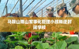 马鞍山雨山军事化管理小孩叛逆封闭学校