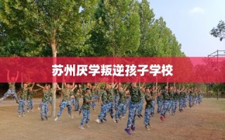 苏州厌学叛逆孩子学校