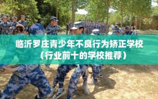 临沂罗庄青少年不良行为矫正学校（行业前十的学校推荐）