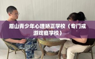 眉山青少年心理矫正学校（专门戒游戏瘾学校）