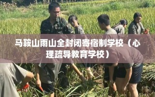 马鞍山雨山全封闭寄宿制学校（心理疏导教育学校）