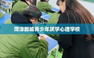 菏泽鄄城青少年厌学心理学校