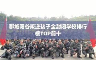 聊城阳谷叛逆孩子全封闭学校排行榜TOP前十