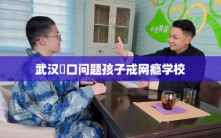 武汉硚口问题孩子戒网瘾学校