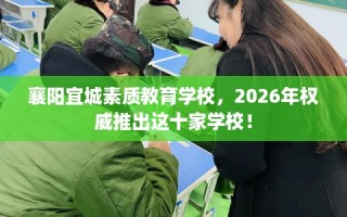 襄阳宜城素质教育学校，2026年权威推出这十家学校！
