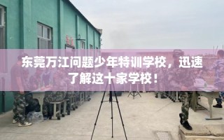东莞万江问题少年特训学校，迅速了解这十家学校！