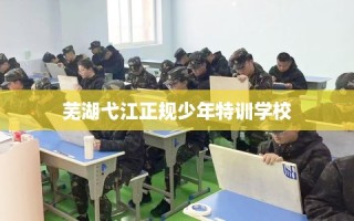 芜湖弋江正规少年特训学校