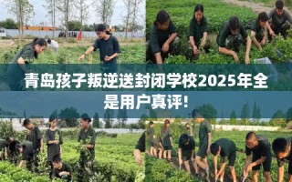 青岛孩子叛逆送封闭学校2025年全是用户真评!