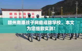 赣州南康孩子网瘾戒除学校，本文为您细致实测！