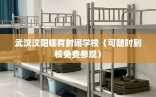 武汉汉阳哪有封闭学校（可随时到校免费参观）