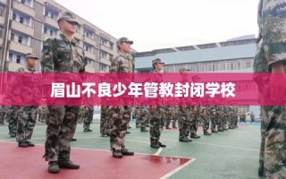 眉山不良少年管教封闭学校