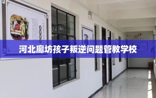 河北廊坊孩子叛逆问题管教学校