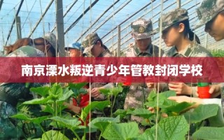 南京溧水叛逆青少年管教封闭学校