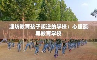 潍坊教育孩子叛逆的学校：心理疏导教育学校