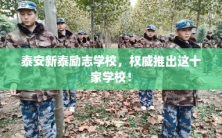 泰安新泰励志学校，权威推出这十家学校！
