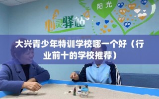 大兴青少年特训学校哪一个好（行业前十的学校推荐）