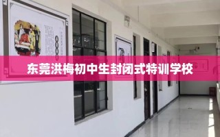 东莞洪梅初中生封闭式特训学校